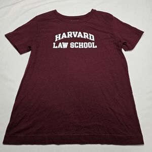 Harvard Law School Champion Womens Cut Short Sleeve Tee Tshirt Large